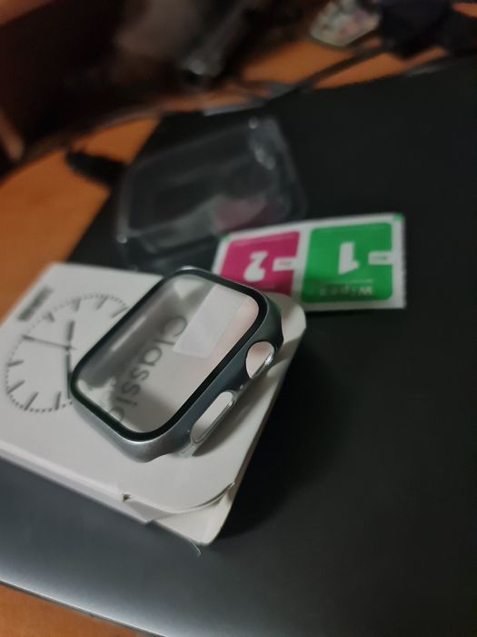 Etui Iphone 45 mm SE 4 / 5 / 6 apple watch szkło case aw