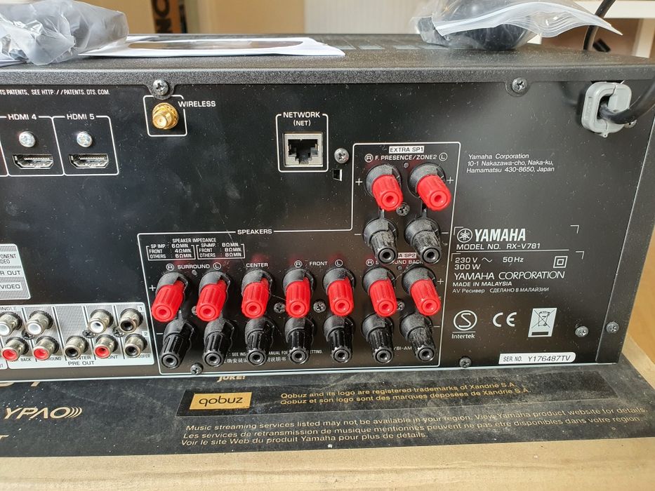 Yamaha RX-V781 7.2 MusicCast Bluetooth jak nowa