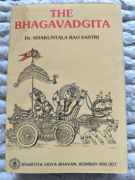 Livro "The Bhagavadgita" de Dr. Shakuntala Rao Sastri