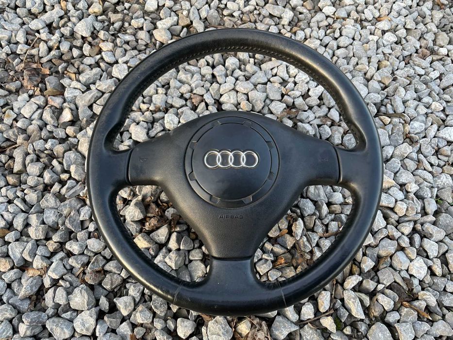 AUDI A3 8L 96-00 kierownica skora 3 ramienna + AIRBAG / wysylka