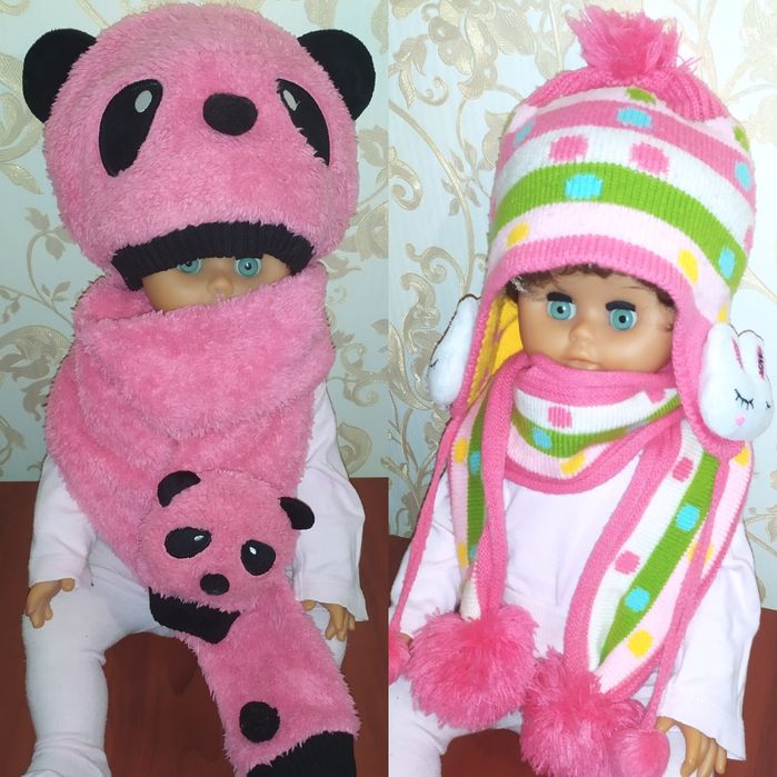 Комплект шапка шарф 2-5 років