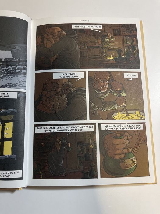 Komiks wilkolak dla dzieci