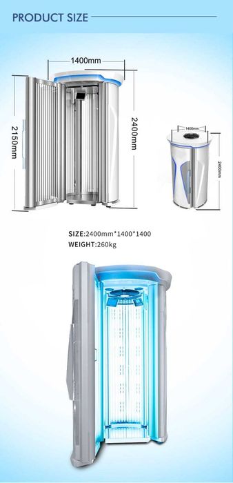 Solarium Stojące Rubino 200W Nowe Fabrycznie