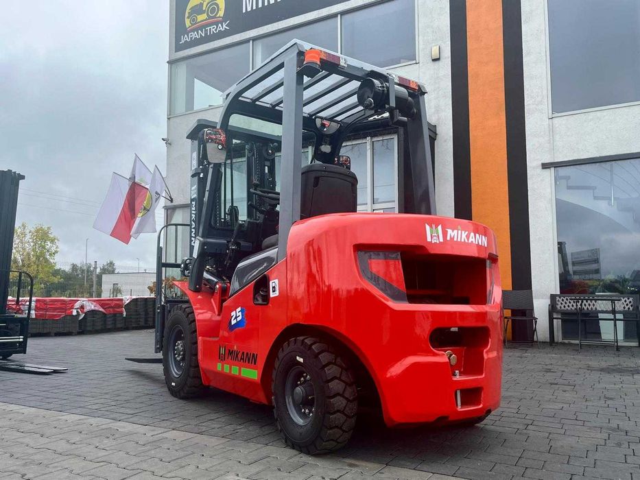 Wózek Widłowy 2,5T MIKANN, Maszt 4.5m,Triplex, Diesel  Półkabina