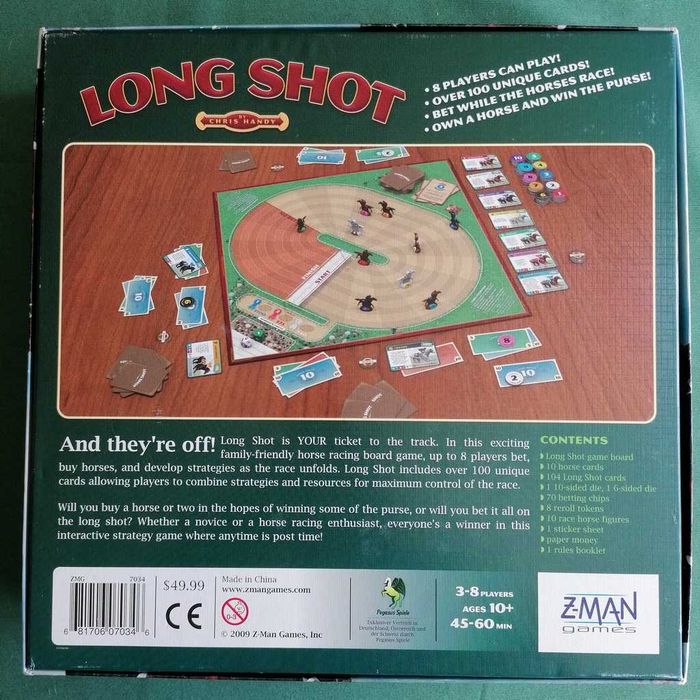 Long Shot - jogo de tabuleiro