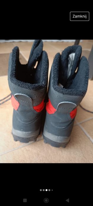 Quechua, Forclaz snow 200 boy, roz. 33, wkł. 21 cm