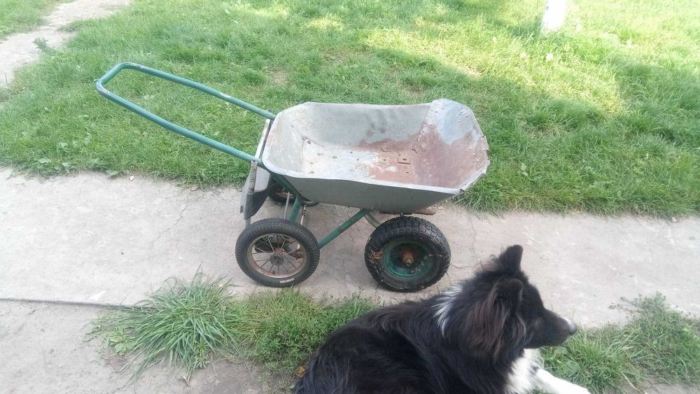 Строительная тачка, садовая. Усиленная конструкция