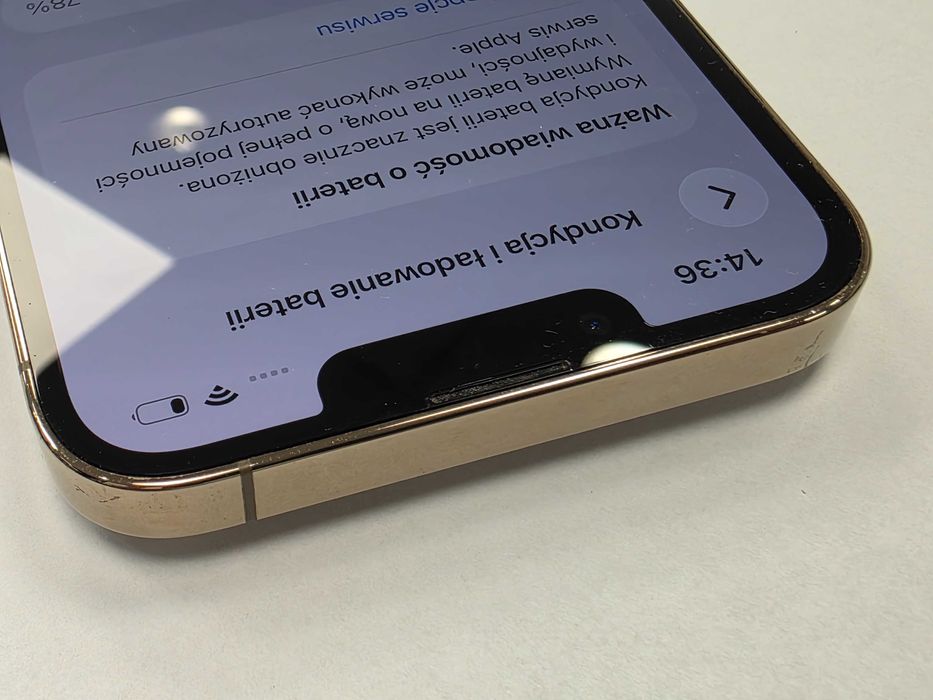 iPhone 13 PRO 512GB Dual SIM (SIM + eSIM)/ Gold/ BAT 78%/ Grade A-/ + ładowarka/ GW 6 MSC