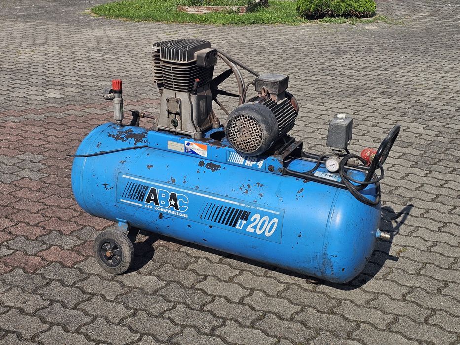 Kompresor ABAC MP4 200L – sprawny