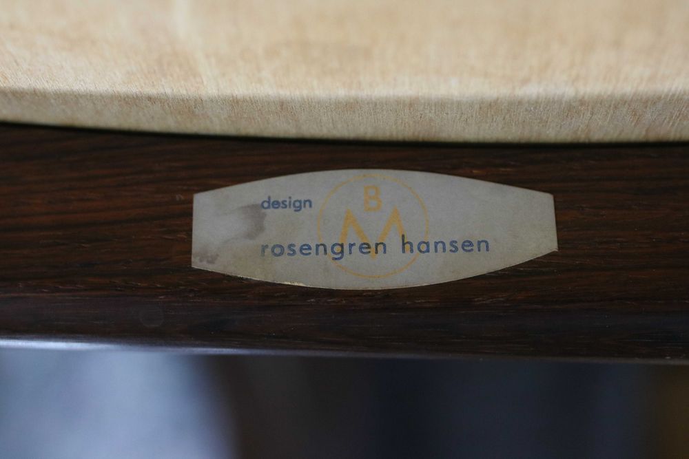 Conjunto de 6 cadeiras Henry Rosengren Hansen em pau santo