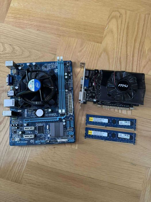 Zestaw: Płyta główna, procesor, RAM, karta graficzna i chłodzenie