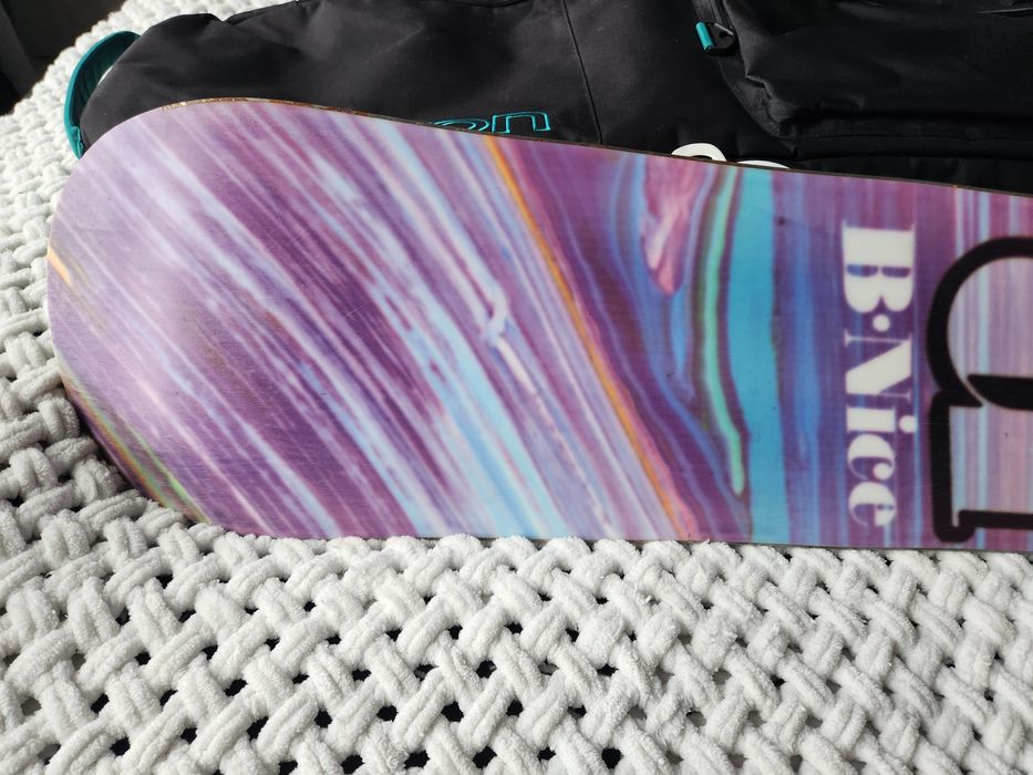 Сноуборд GNU B-Nice 148 з кріпленнями і чохлом Burton