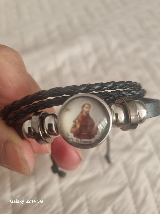Branzoletka z wizerunkiem św.Franciszka