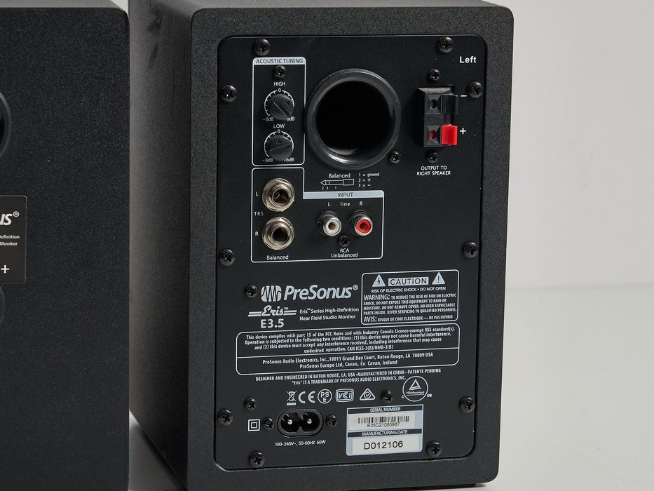 Colunas monitores de estúdio Presonus -ERIS E3.5