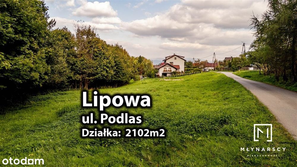 Widokowa działka budowlana z lasem | 21 a Lipowa