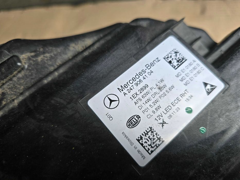 lampa przód Mercedes GLA A247 Full led Multibeam