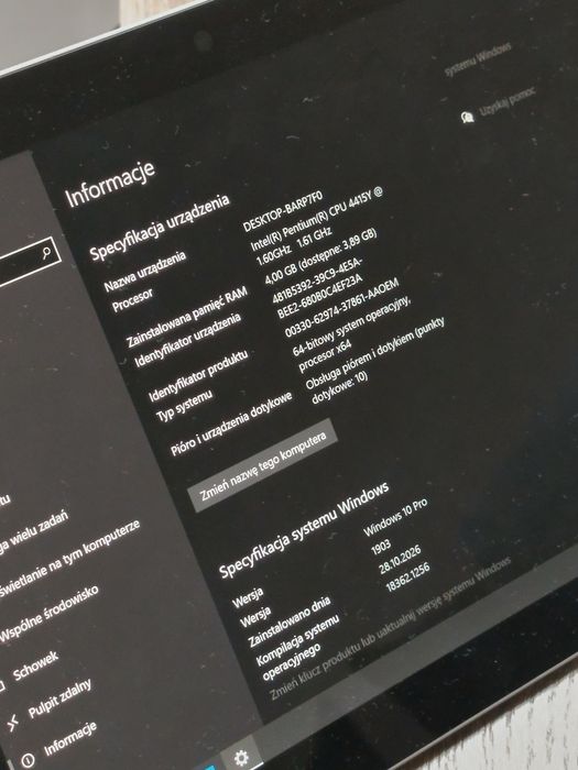 Microsoft Surface Go, 4/64 + 128 GB microSD PNY