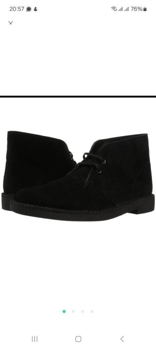 Ботинки Clarks натуральний замш