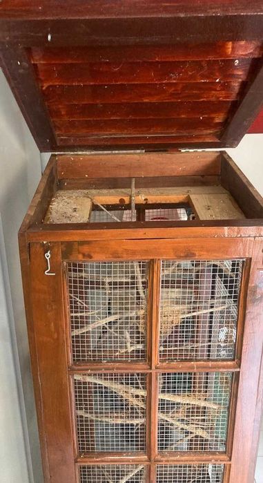 Gaiola pássaros feita á mão