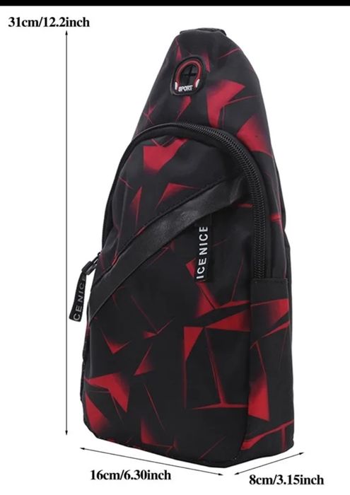 Torba męska przez ramię na klatkę piersiową wodoodporna