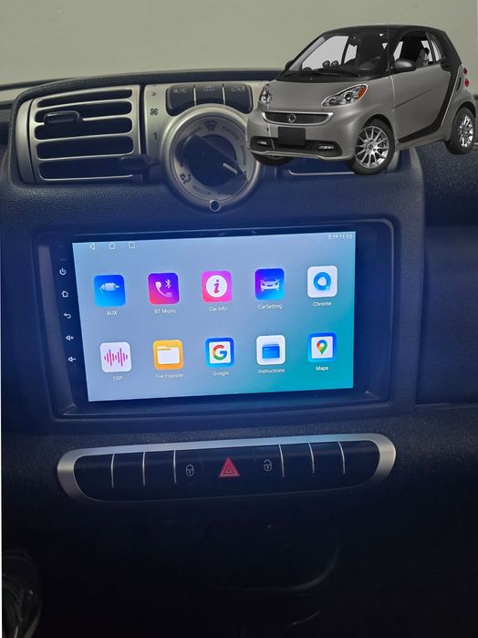 Rádio Smart Fortwo W451 Android (Novo)