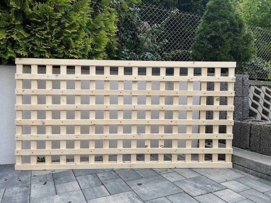 Pergola Premium Balustrada Płot Suszony 180 cm x 90 cm Płoty Drewniane
