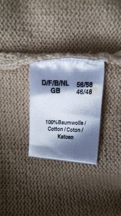 Bawełniany sweter męski XXL
