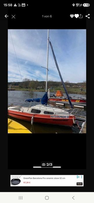 Żaglówka Kim Boote 5,5m