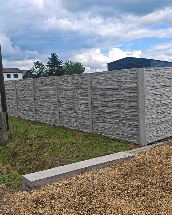 Ogrodzenie betonowe / Przęsło betonowe / kompleksowo