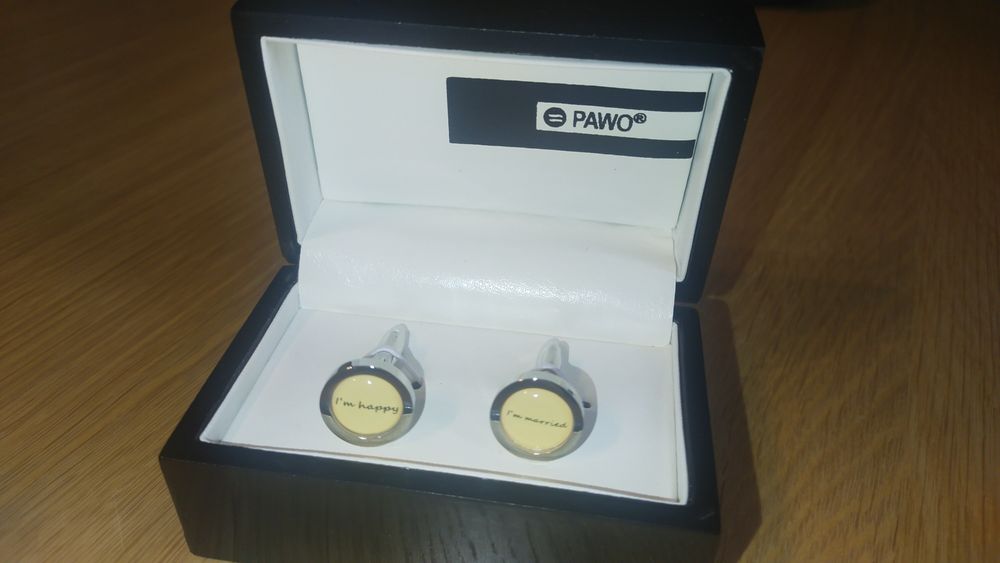 Spinki ślubne firma PAWO