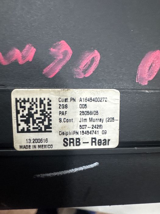 Sam tras Mercedes Ml w164