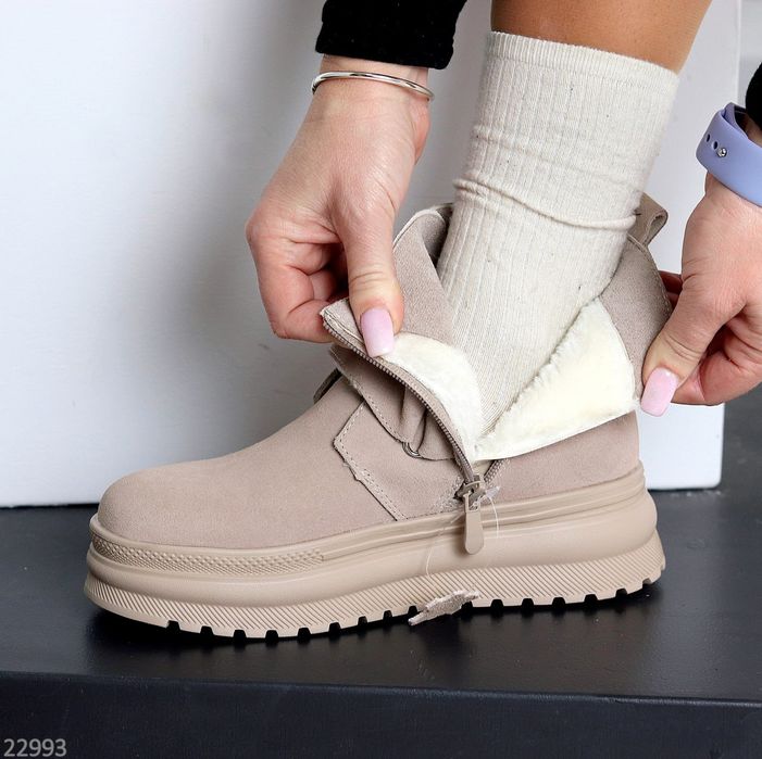 Черевики зимові жіночі натуральна замша розпродаж 37-41