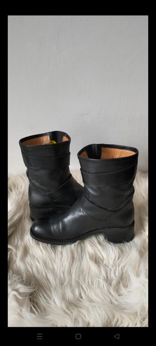 Damskie buty skórzane Freelance Biker rozmiar 39/25cm