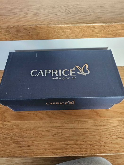 CAPRICE ZŁOTE miękkie balerinki, rozmiar 38