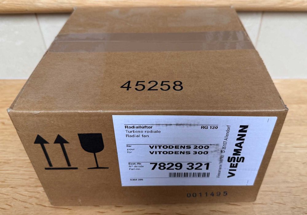 Wentylator Viessmann RG130 7829321 do pieca gazowego Vitodens 200 / 300 / 333
