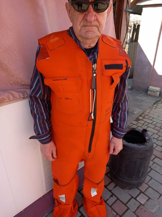 Термокостюм оранжевий теплий для рибаків