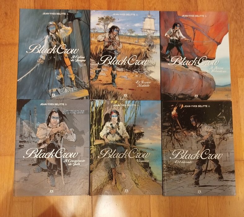 Coleção Completa Black Crow- 6 volumes