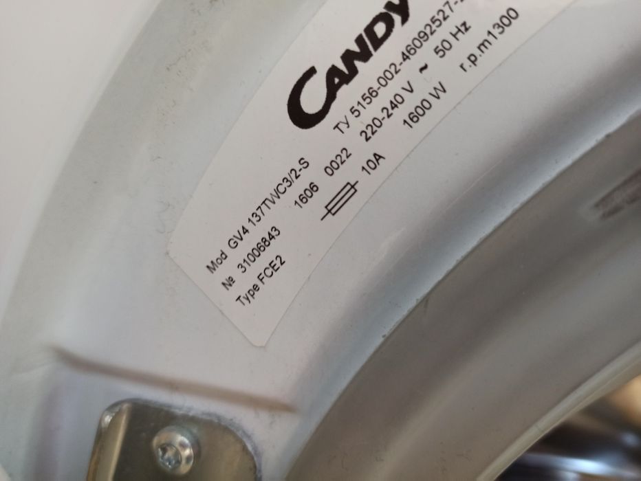 Pralka Candy 1300 obr. SLIM - 45cm, sprawna, odbiór własny