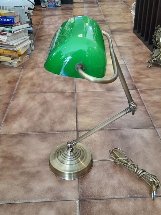 Candeeiro de Art Decô- Tulipa de vidro ORIGINAL anos 50 - Exclusivo