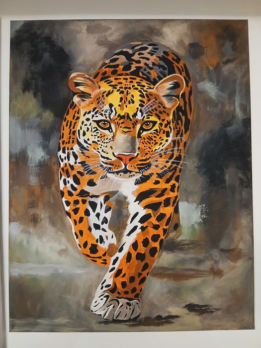 Quadro pintado a mão 90x70