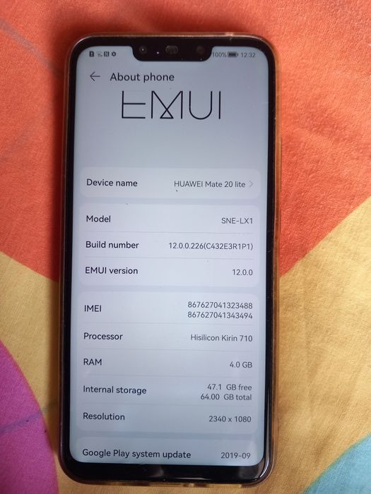 Telemóvel HUAWEI Mate20 lite dual SIM