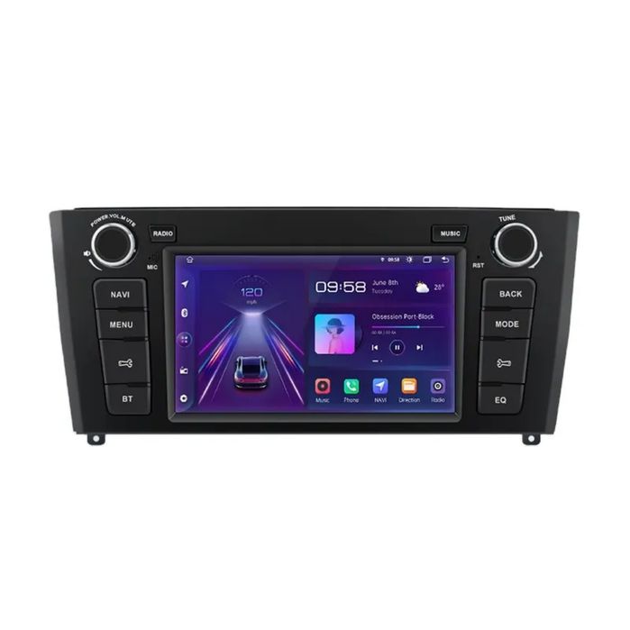 Rádio Android BMW Série 1 E81 E82 E87 E88 Carplay GPS 2/32GB BT Canbus