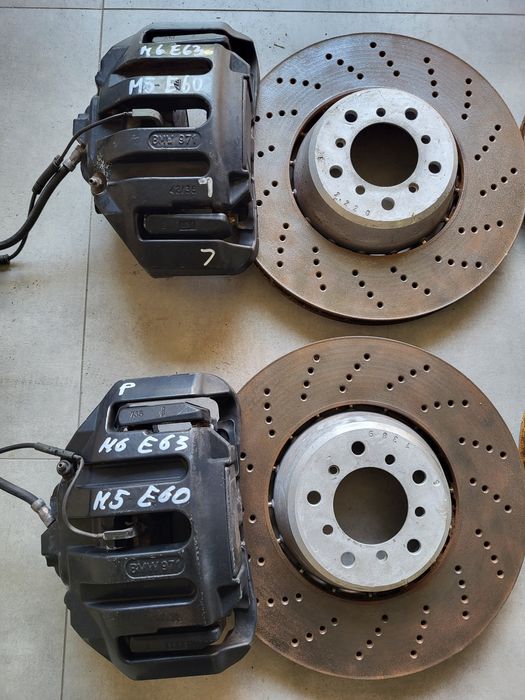 Zaciski Tarcze Hamulcowe bmw m5 e60 m6 e63 e64 v10 507km Przód Tył