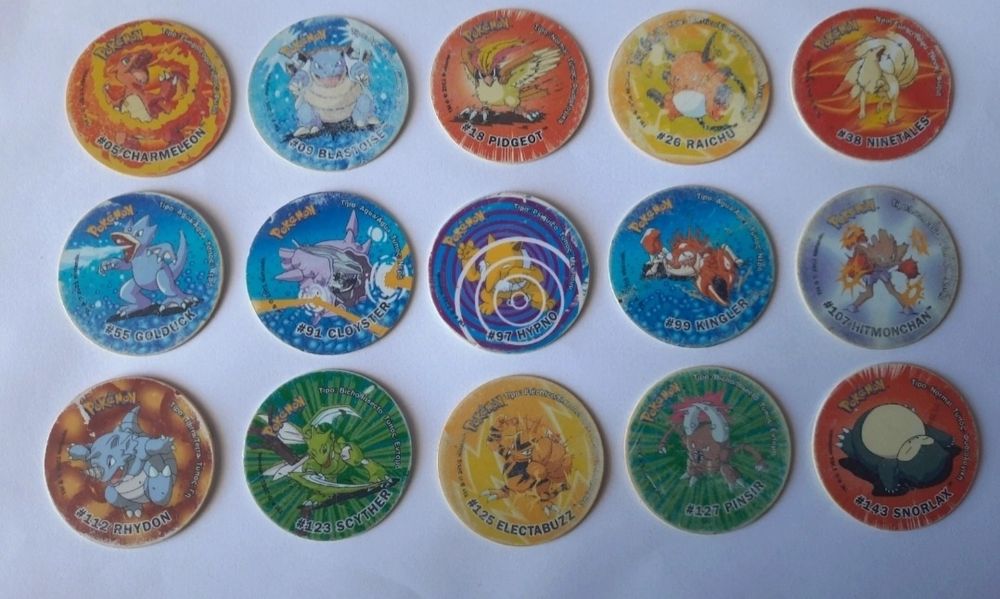 Tazos pokemon attack / ataque 1 de Portugal - venda à unidade