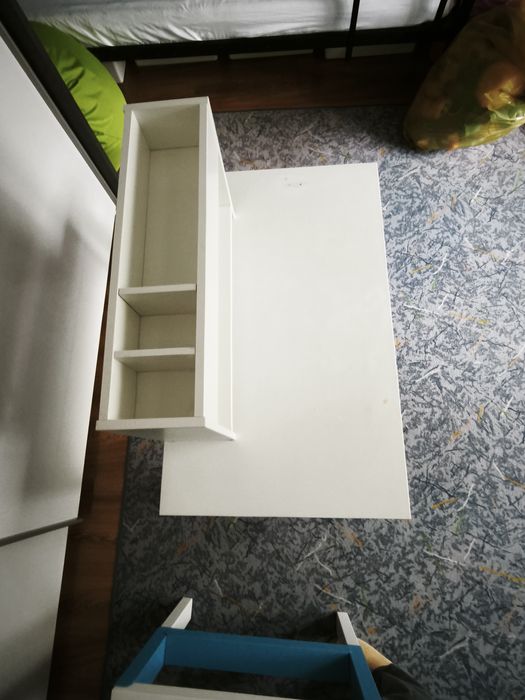 IKEA PÅHL biurko dziecięce regulowane + nadstawka | 2 sztuki