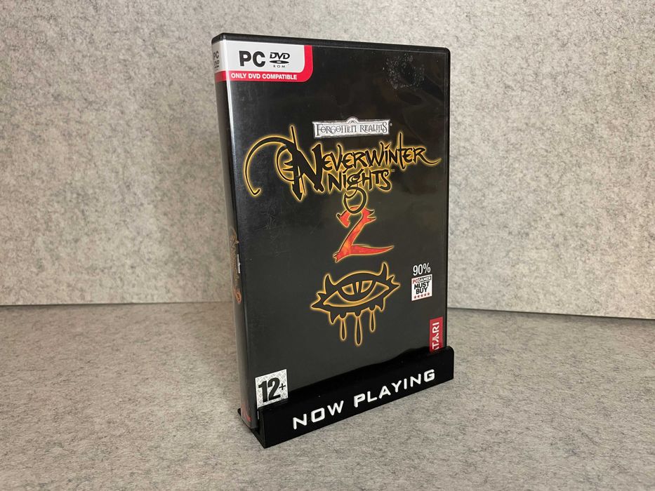 Stojak podstawka na gre "Now Playing" czarny
