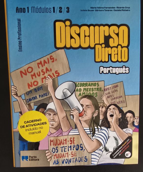 Discurso Direto - Ano 1 - Português - Conj. Pedagógico Prof. Completo