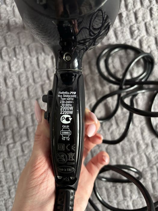 Фен/ Babyliss Pro/ Не робочий.