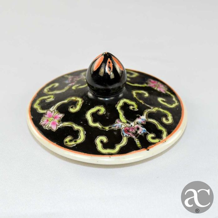 Pote de gengibre, Família Negra, Porcelana da China, República