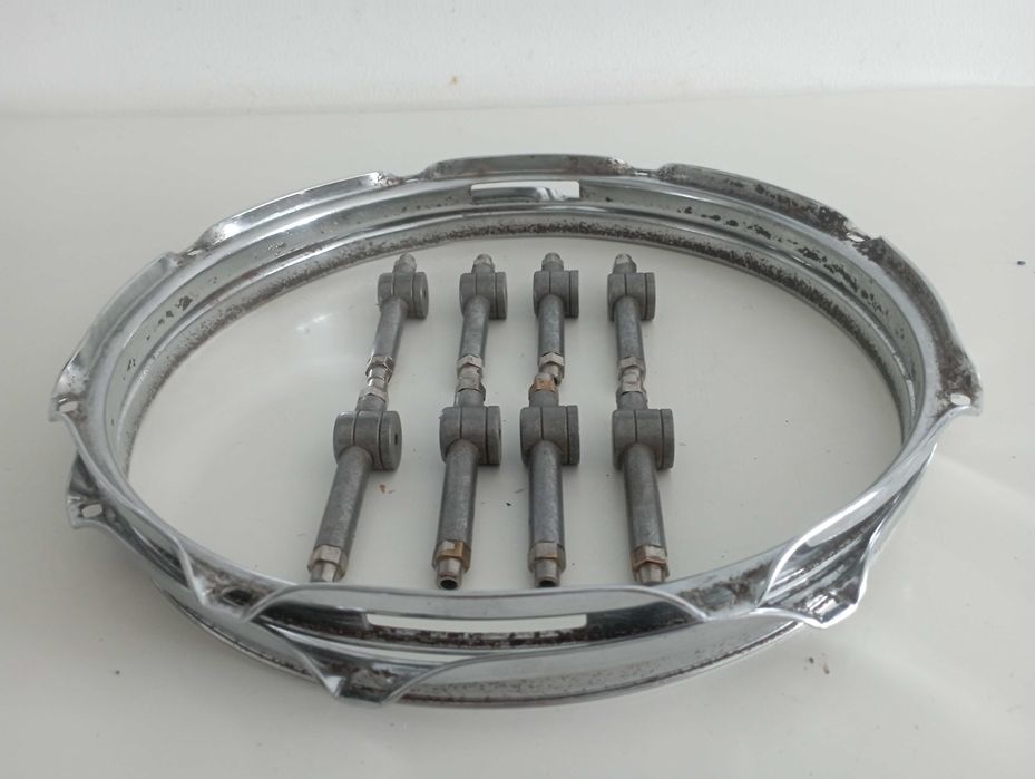 Aros  Gibraltar 12"  2.3mm + 8 Lugs para tarola!